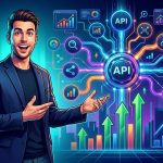 Gráfico que muestra un flujo de trabajo SEO automatizado con APIs, conectando Google Search Console, Google Analytics y herramientas de análisis.