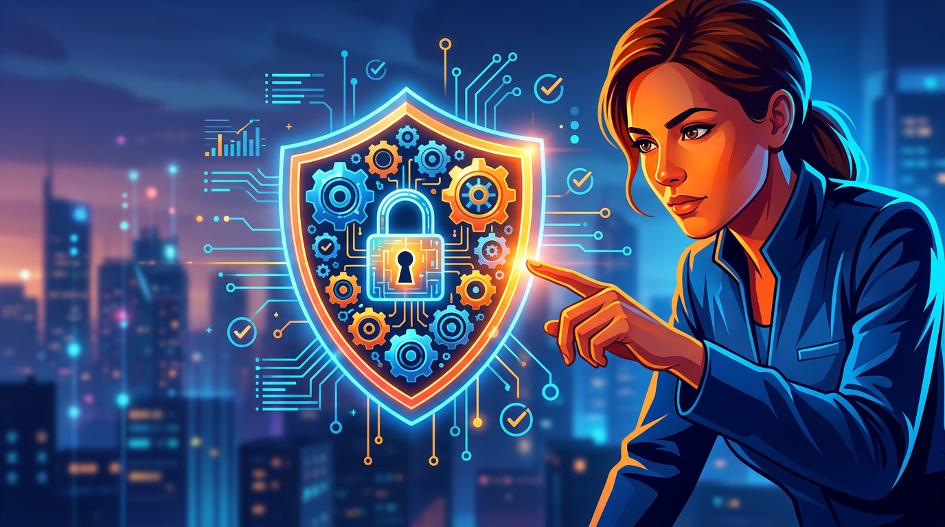 Mantenimiento Preventivo Digital: La Inversión Invisible que Salva tu Negocio Icono de un escudo y engranajes, representando el mantenimiento preventivo digital de apps y webs